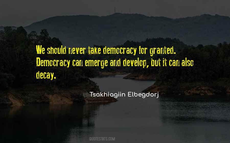 Tsakhiagiin Elbegdorj Quotes #457019