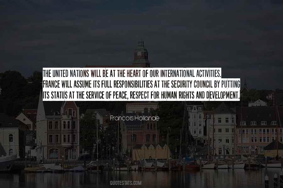 Quotes About The United Nations Security Council #324795