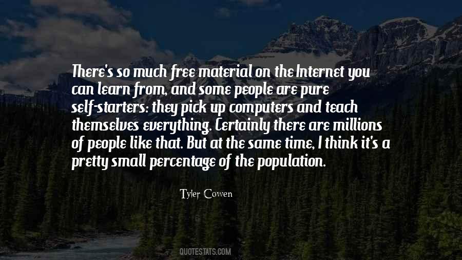 Tyler Cowen Quotes #481956