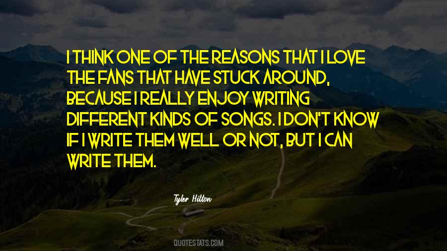 Tyler Hilton Quotes #774435