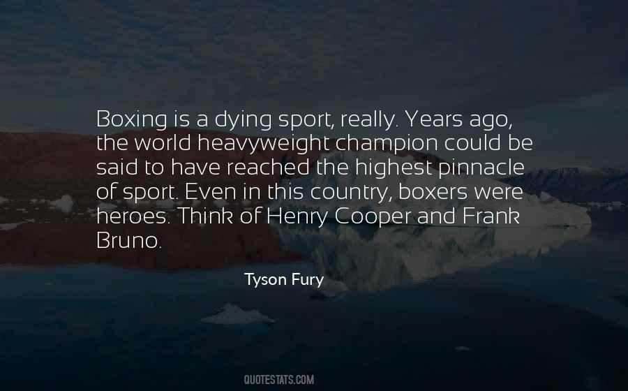 Tyson Fury Quotes #1043823