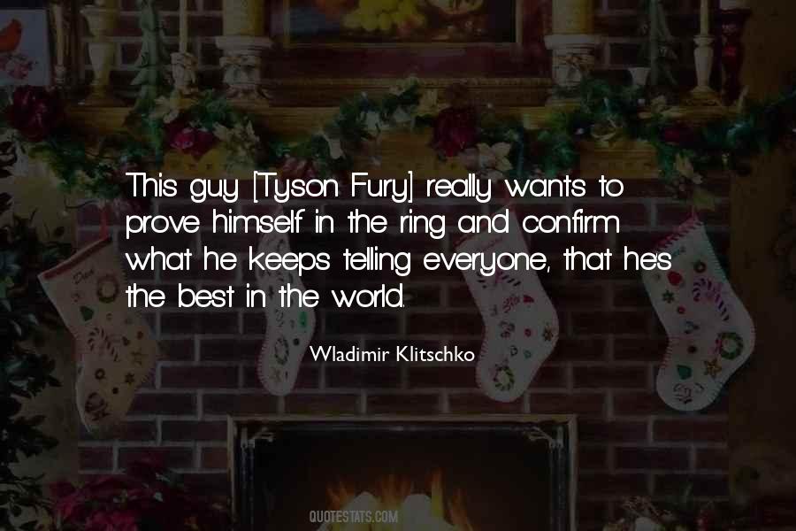 Tyson Fury Quotes #1167891