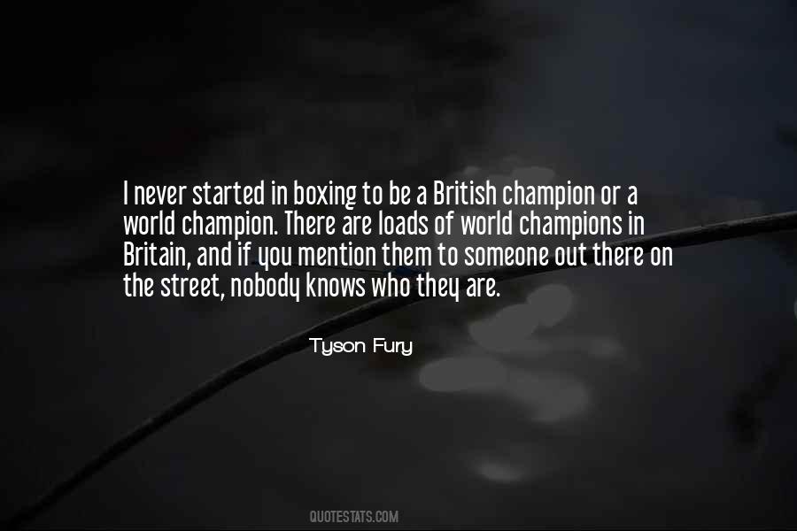 Tyson Fury Quotes #185905