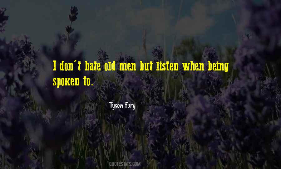 Tyson Fury Quotes #972410