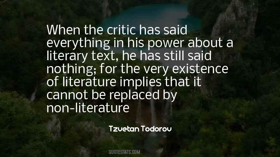 Tzvetan Todorov Quotes #221217