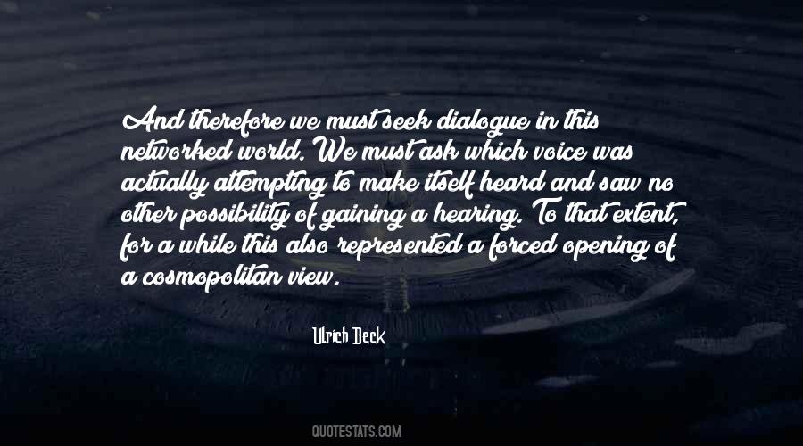 Ulrich Beck Quotes #1233763