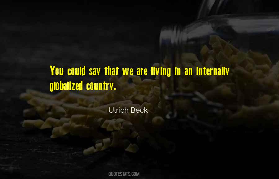 Ulrich Beck Quotes #555294