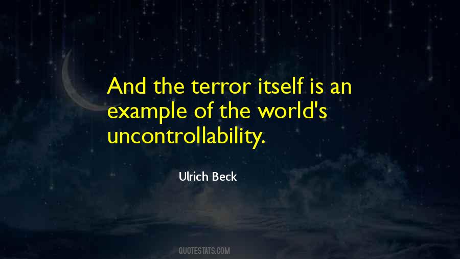 Ulrich Beck Quotes #828670