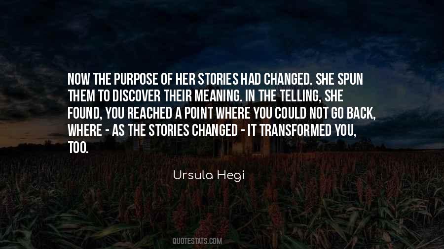 Ursula Hegi Quotes #1567999
