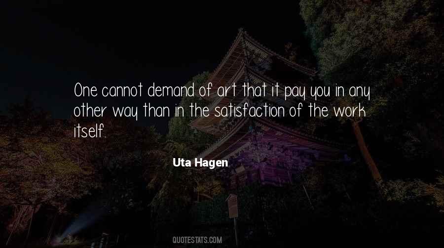 Uta Hagen Quotes #1495213