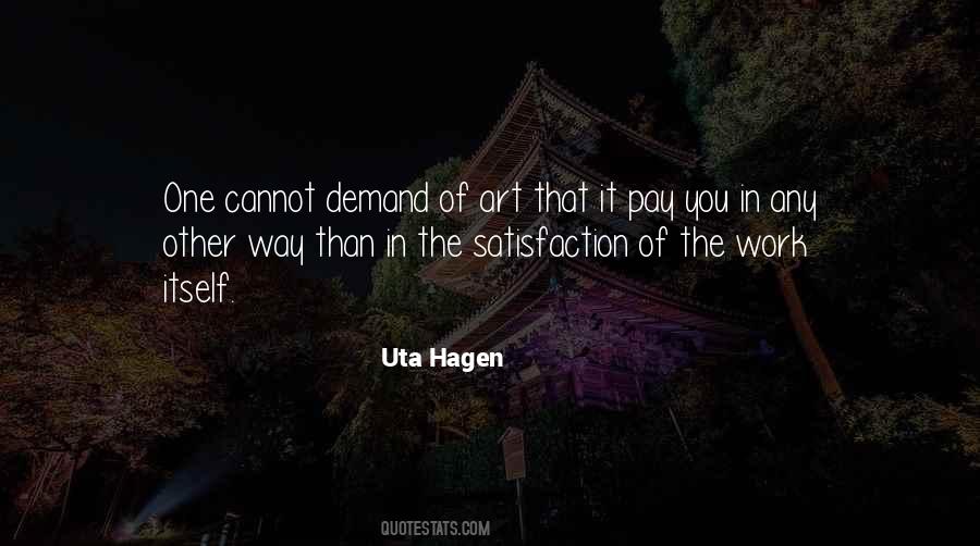 Uta Hagen Quotes #1495213