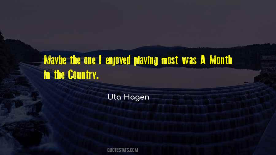 Uta Hagen Quotes #1648708
