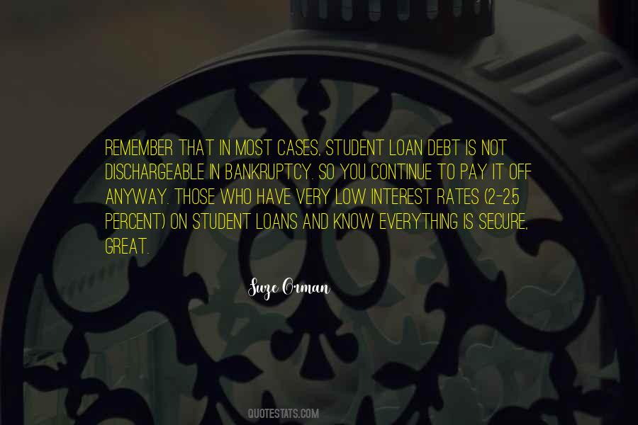 Quotes About Student Debt #1758538