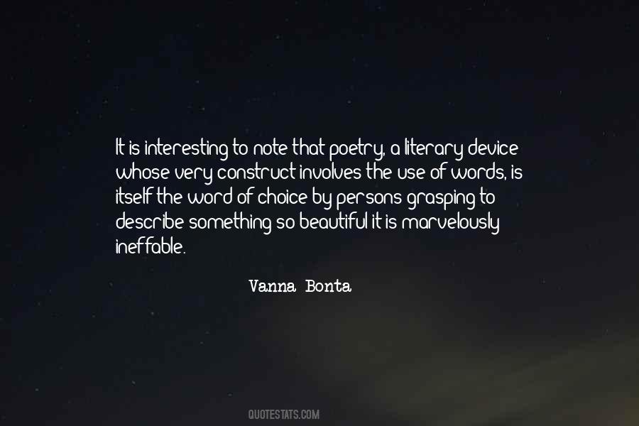 Vanna Bonta Quotes #1183125