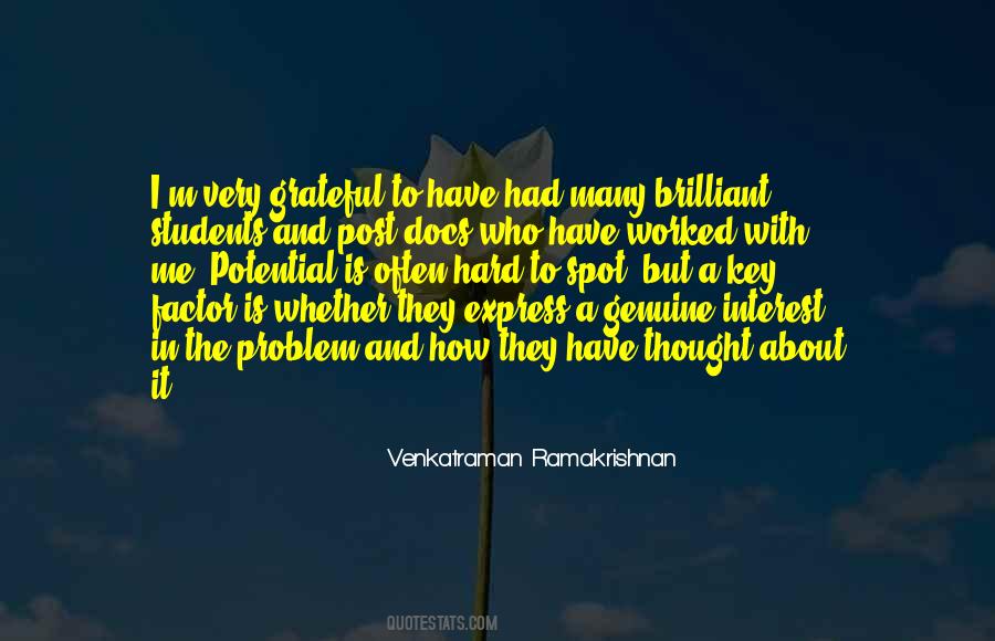 Venkatraman Ramakrishnan Quotes #1366532