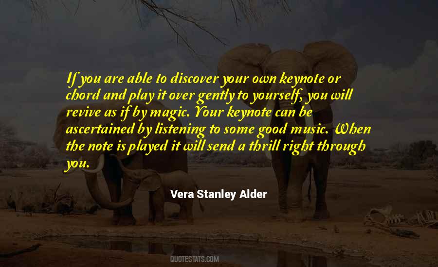 Vera Stanley Alder Quotes #1299294