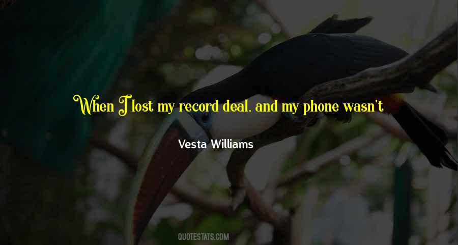 Vesta Williams Quotes #1250204