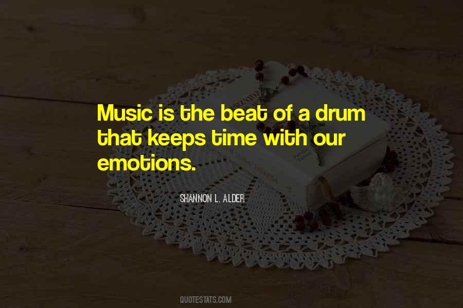 Quotes About Drum Beat #283521