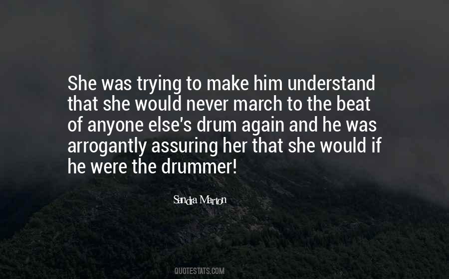 Quotes About Drum Beat #611896