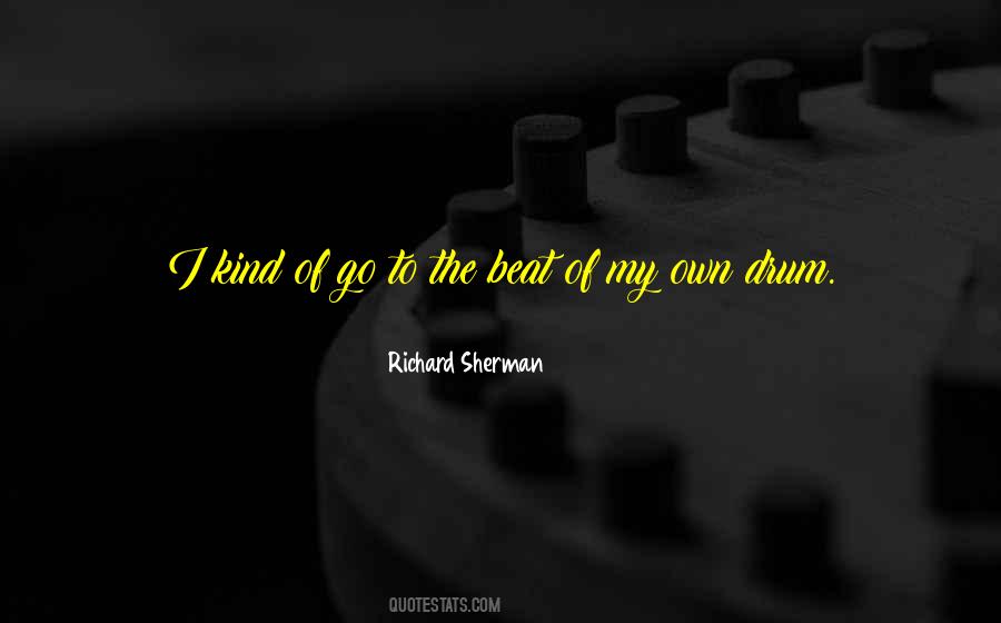 Quotes About Drum Beat #737899