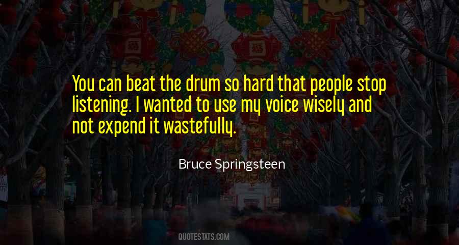 Quotes About Drum Beat #911335