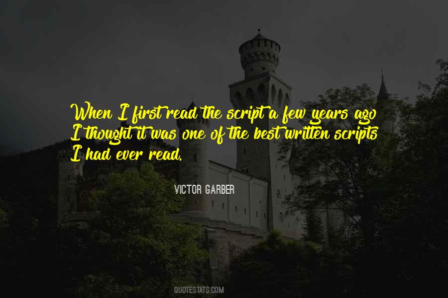 Victor Garber Quotes #297738