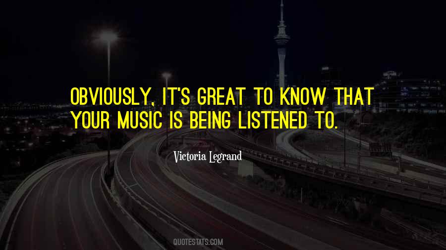 Victoria Legrand Quotes #1627422