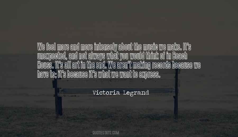 Victoria Legrand Quotes #590337