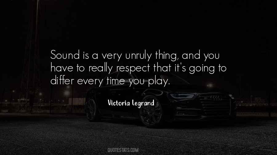 Victoria Legrand Quotes #810141