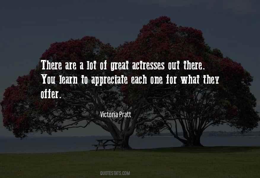 Victoria Pratt Quotes #373526