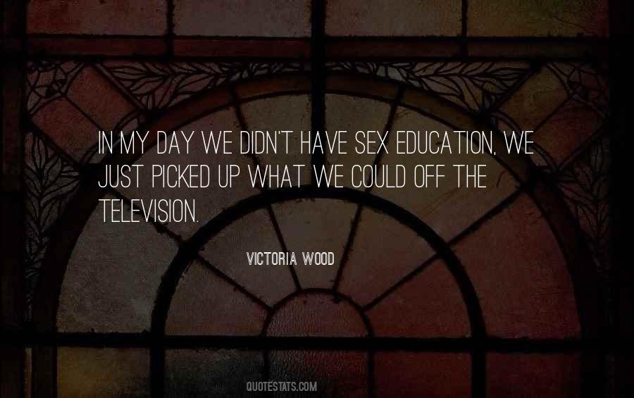 Victoria Wood Quotes #29757