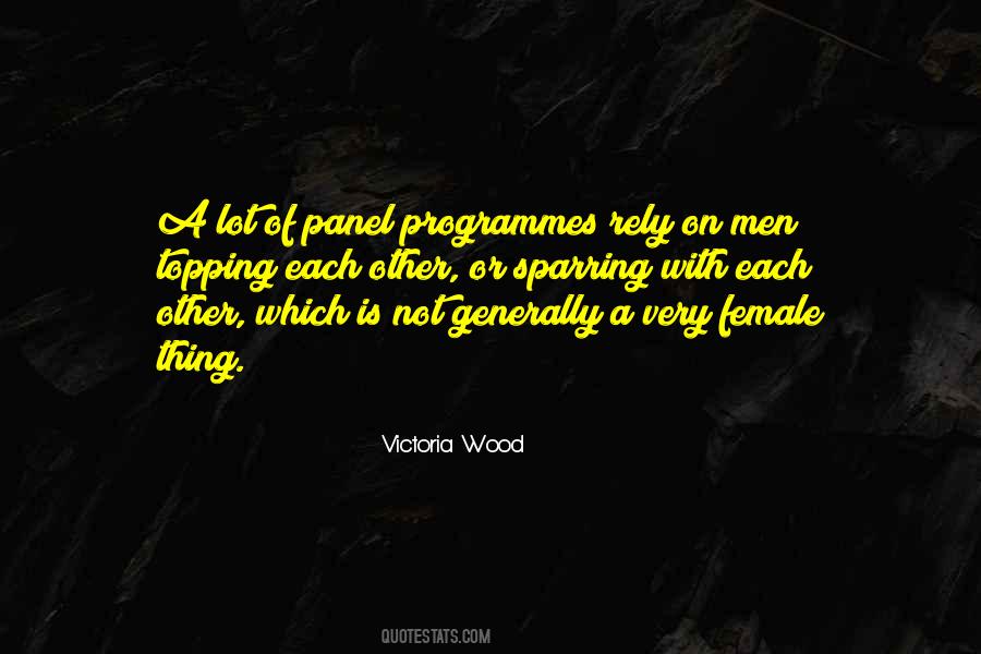 Victoria Wood Quotes #571016