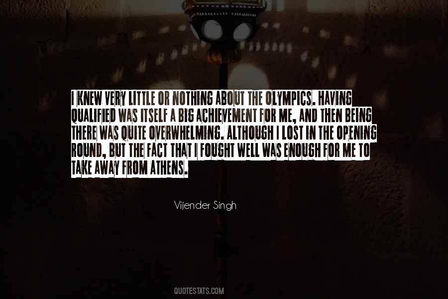 Vijender Singh Quotes #1469415