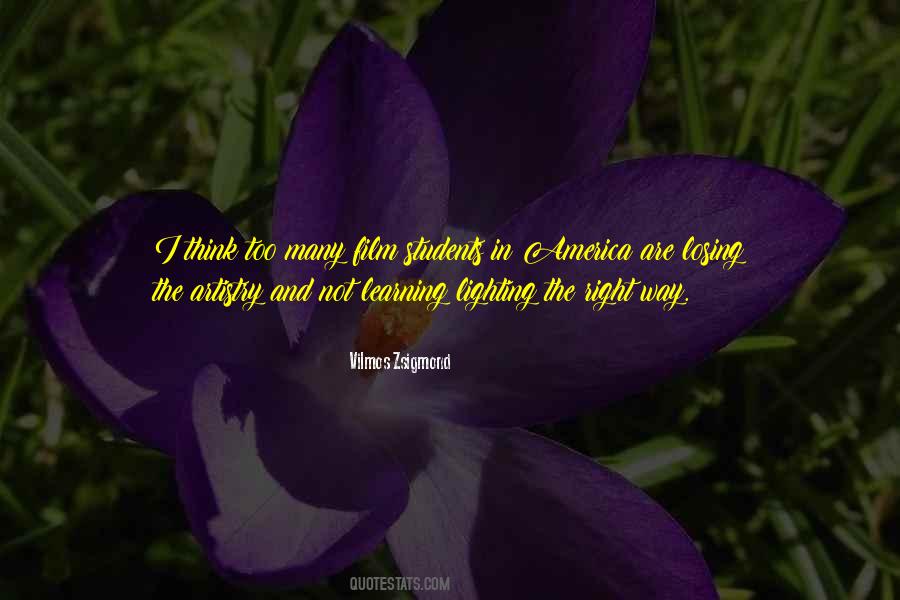 Vilmos Zsigmond Quotes #1325437