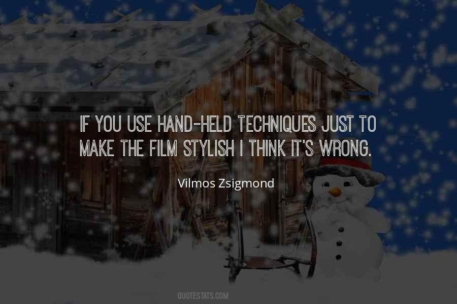 Vilmos Zsigmond Quotes #320548