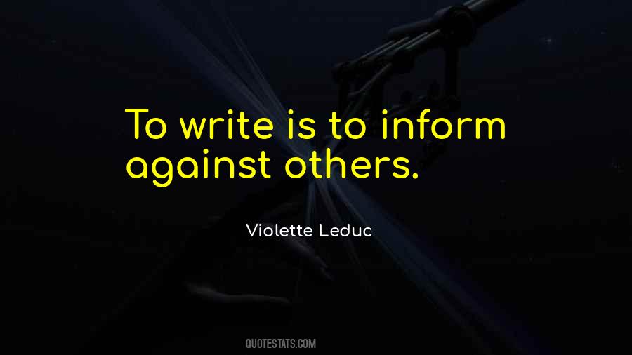 Violette Leduc Quotes #570051