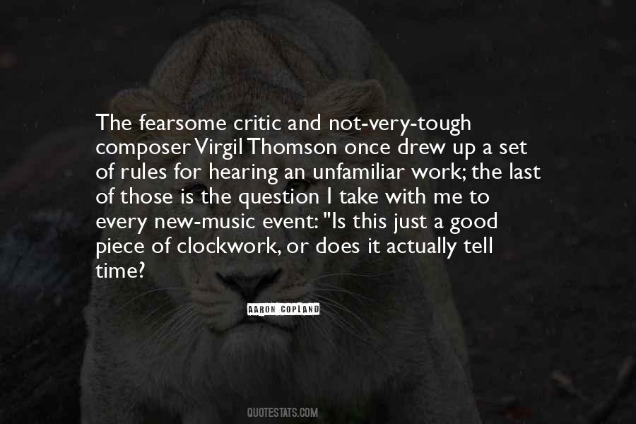 Virgil Thomson Quotes #1767351