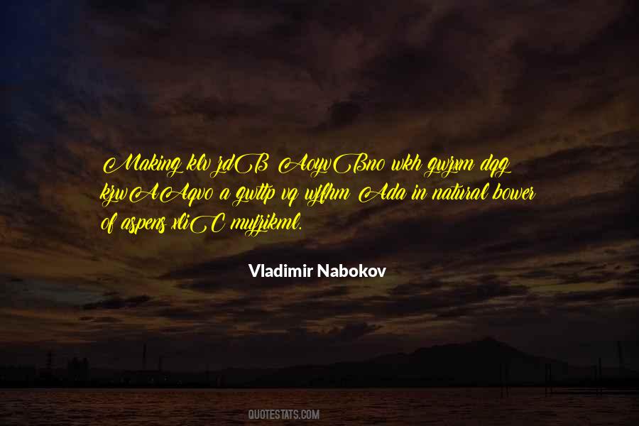Vladimir Nabokov Quotes #137089