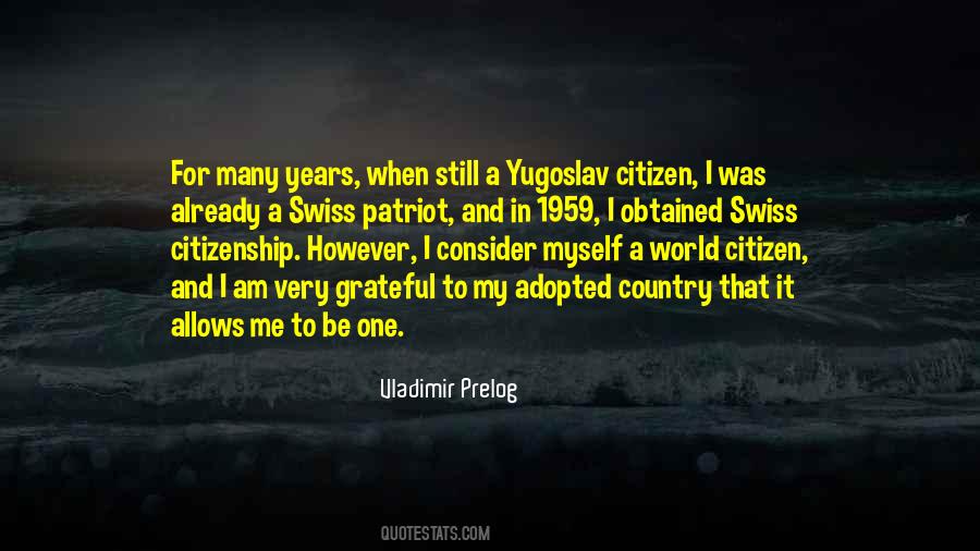Vladimir Prelog Quotes #1520589