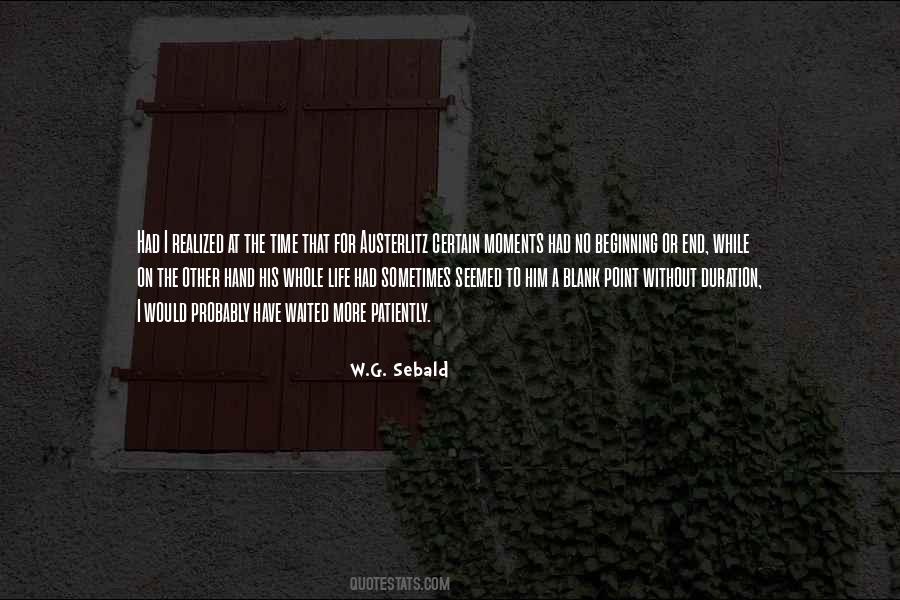 W G Sebald Quotes #10340