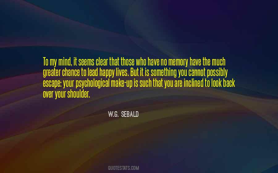 W G Sebald Quotes #1653299