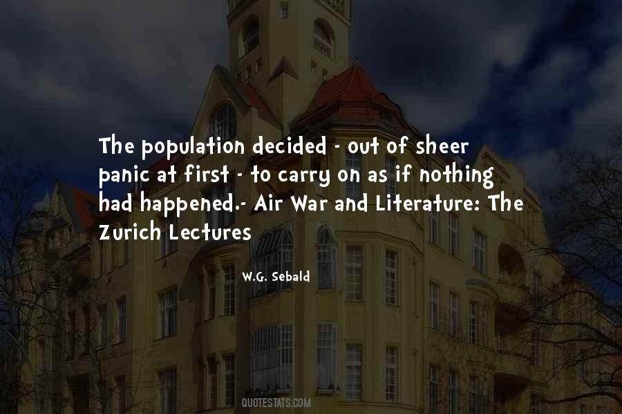 W G Sebald Quotes #347124