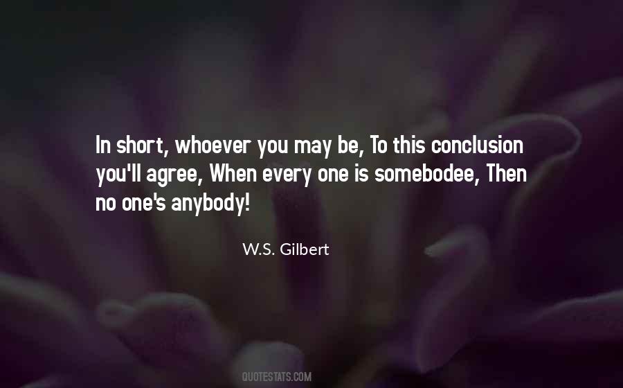 W S Gilbert Quotes #122270