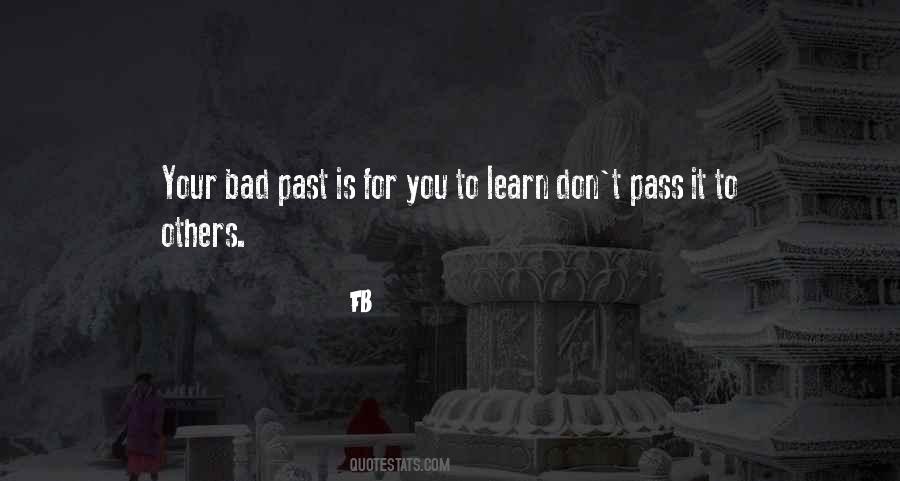 Quotes About Your Past #18162