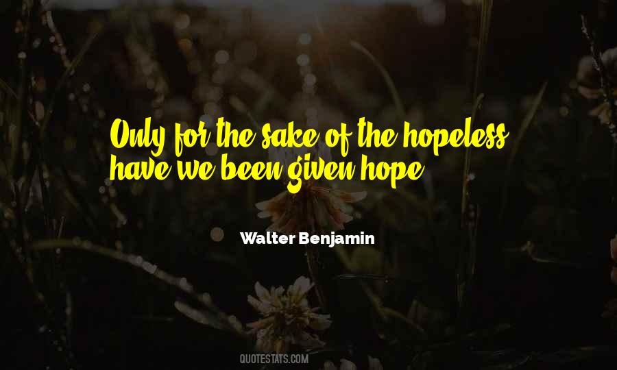 Walter Benjamin Quotes #274865