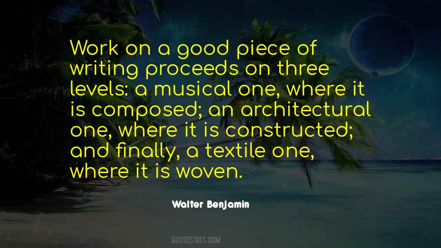 Walter Benjamin Quotes #37249