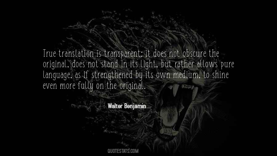 Walter Benjamin Quotes #672990