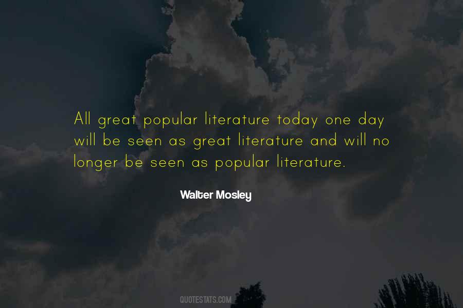 Walter Mosley Quotes #662117