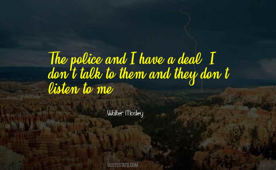 Walter Mosley Quotes #855171