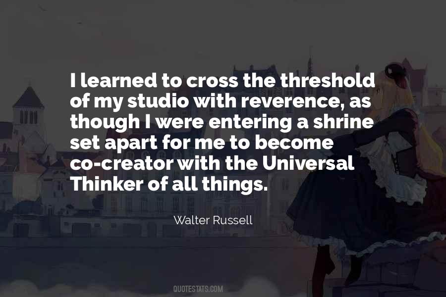 Walter Russell Quotes #1094970